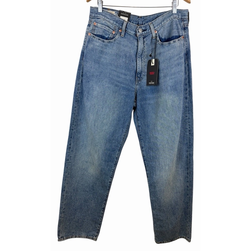 Levi‎ Premium 568 LOOSE 34X32 Lightweight Denim X Linen Baggy Barrel Jeans NWT